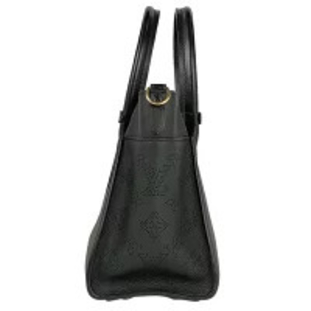 Louis Vuitton Noir End My Shoulder On Handbag Side Black Bag Leather